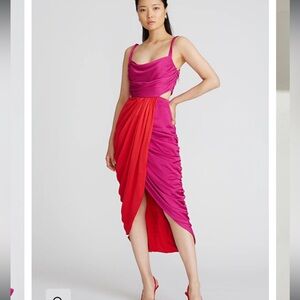 AMUR NWOT TTS preset twist straps pink and red.